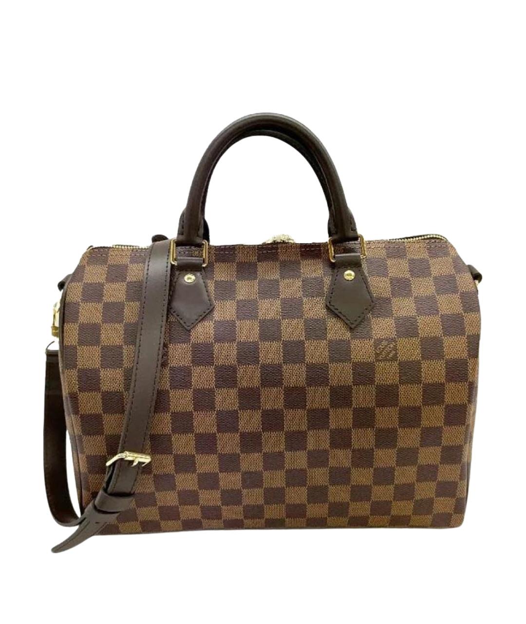 LOUIS VUITTON Коричневая сумка с короткими ручками, фото 1