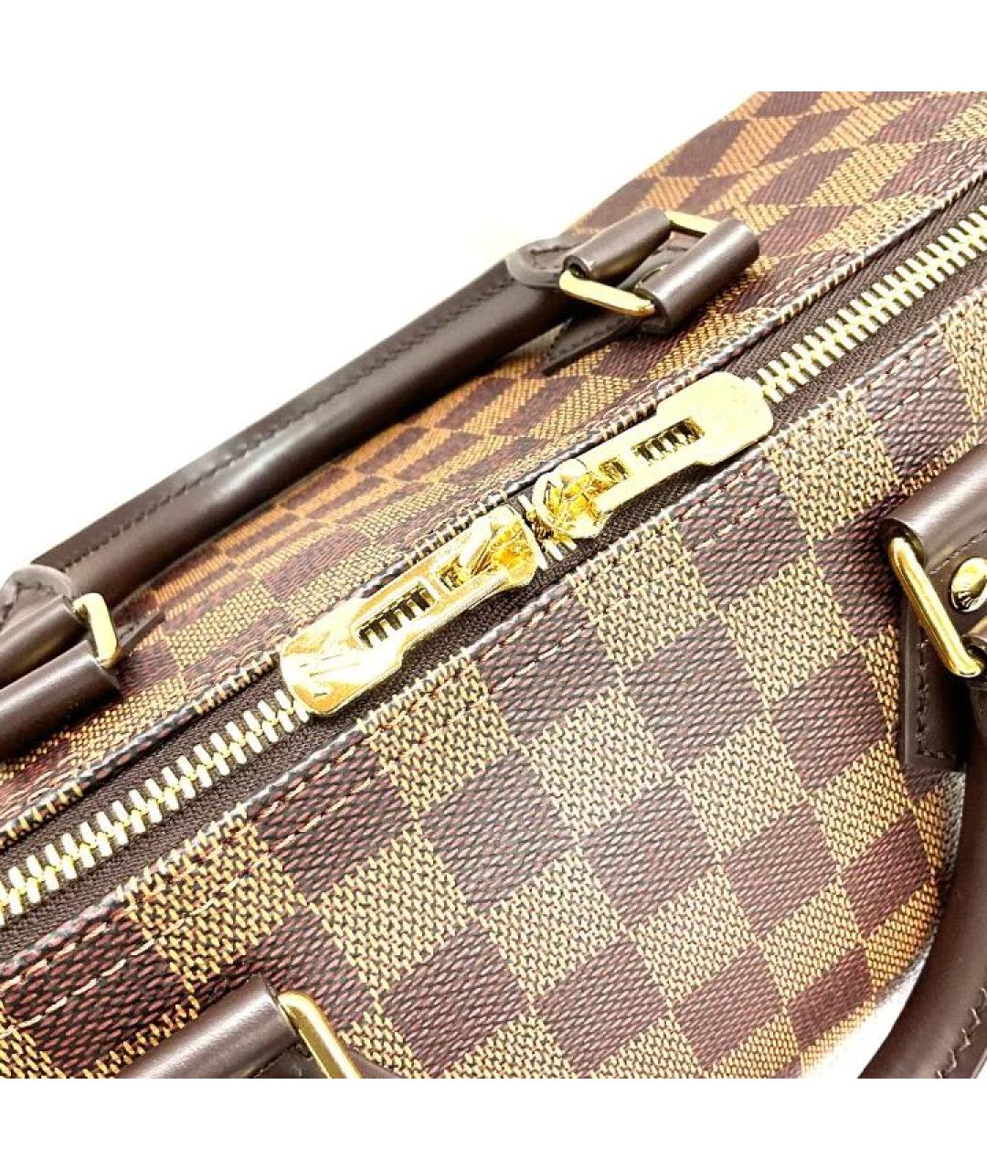 LOUIS VUITTON Коричневая сумка с короткими ручками, фото 6