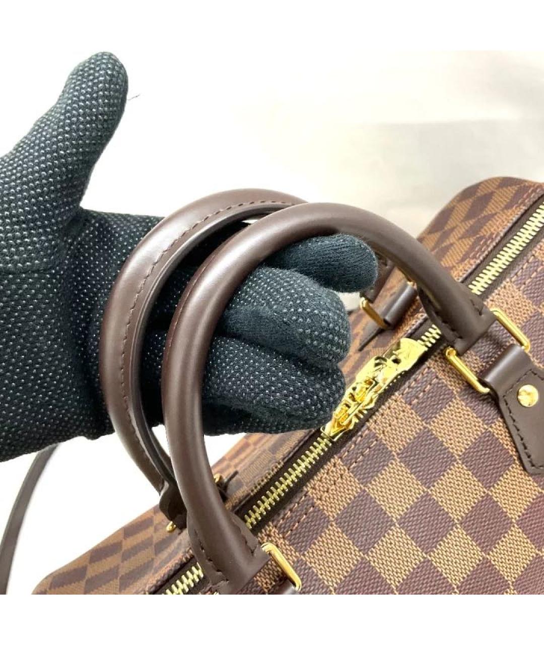 LOUIS VUITTON Коричневая сумка с короткими ручками, фото 5