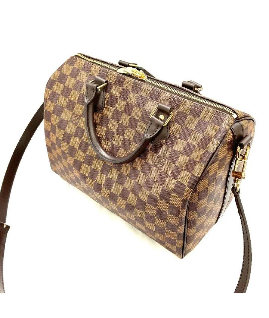 LOUIS VUITTON Коричневая сумка с короткими ручками, фото 2