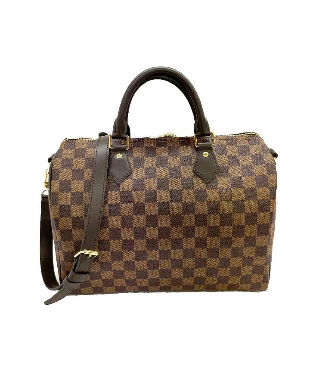 LOUIS VUITTON Коричневая сумка с короткими ручками, фото 8