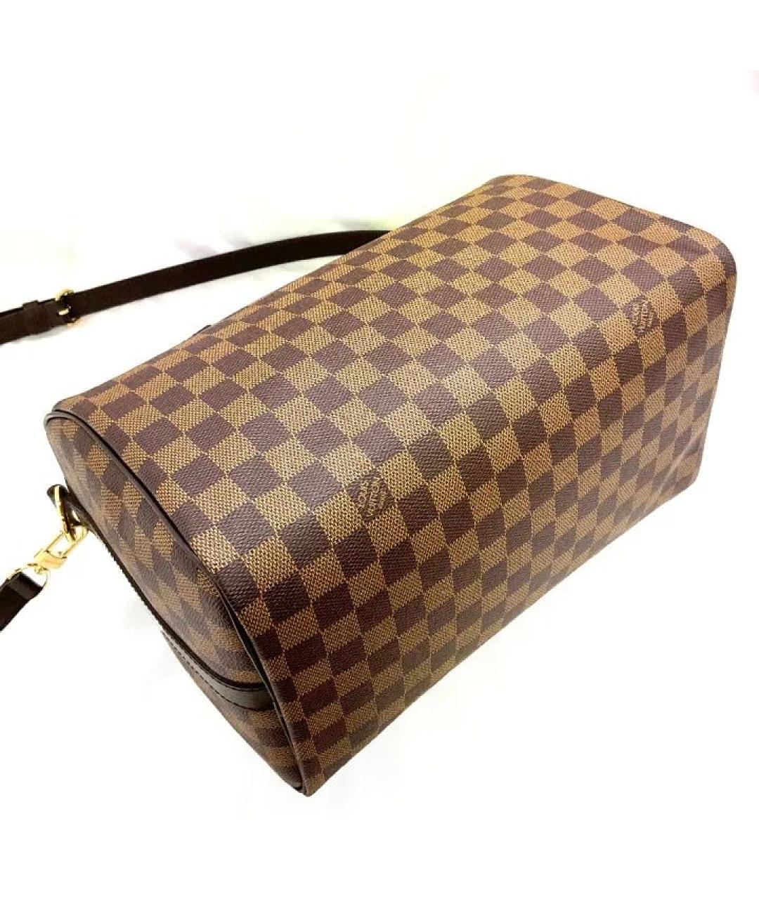 LOUIS VUITTON Коричневая сумка с короткими ручками, фото 4