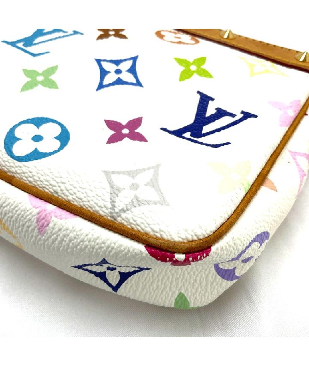 LOUIS VUITTON Белая сумка с короткими ручками, фото 3