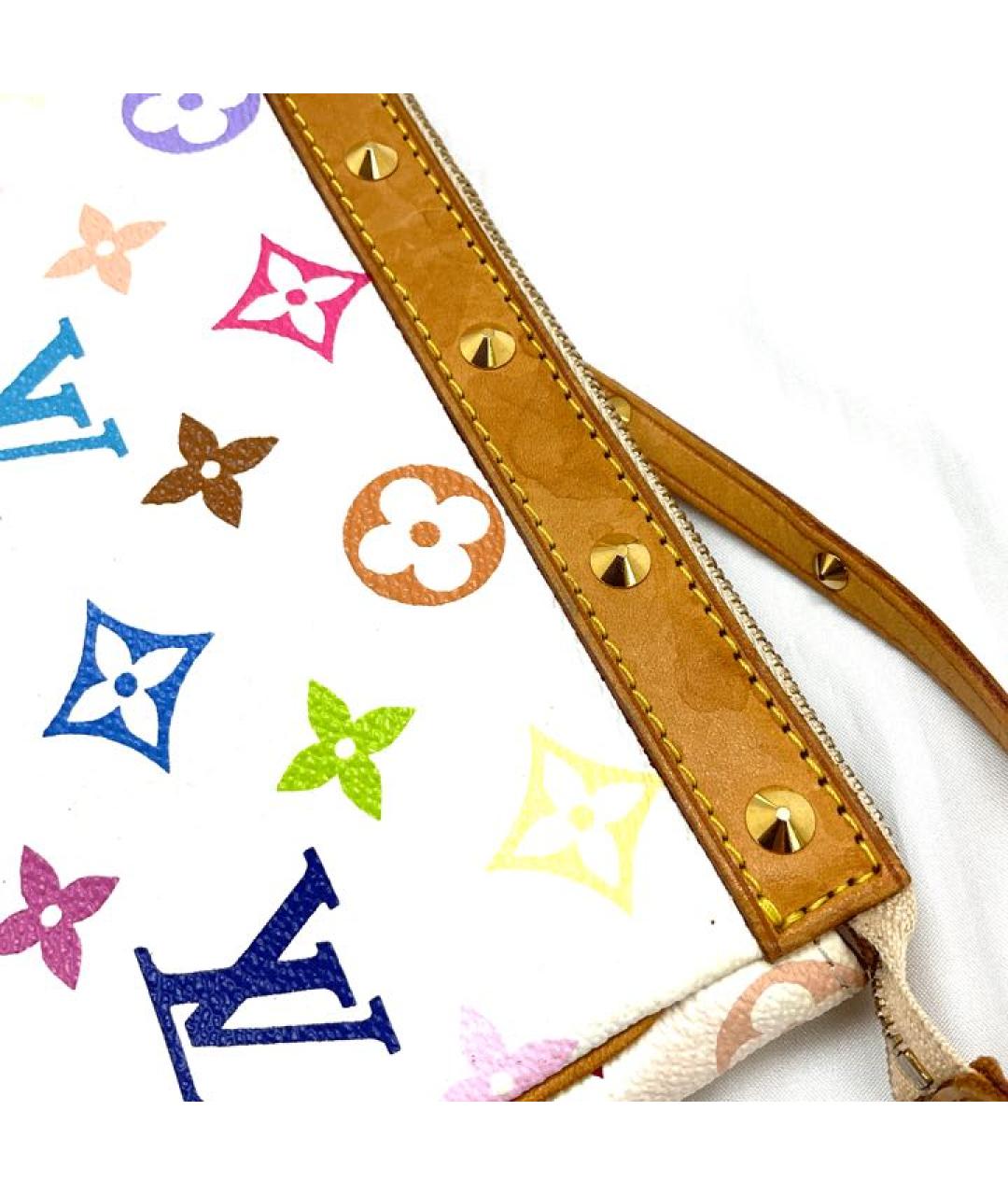 LOUIS VUITTON Белая сумка с короткими ручками, фото 4