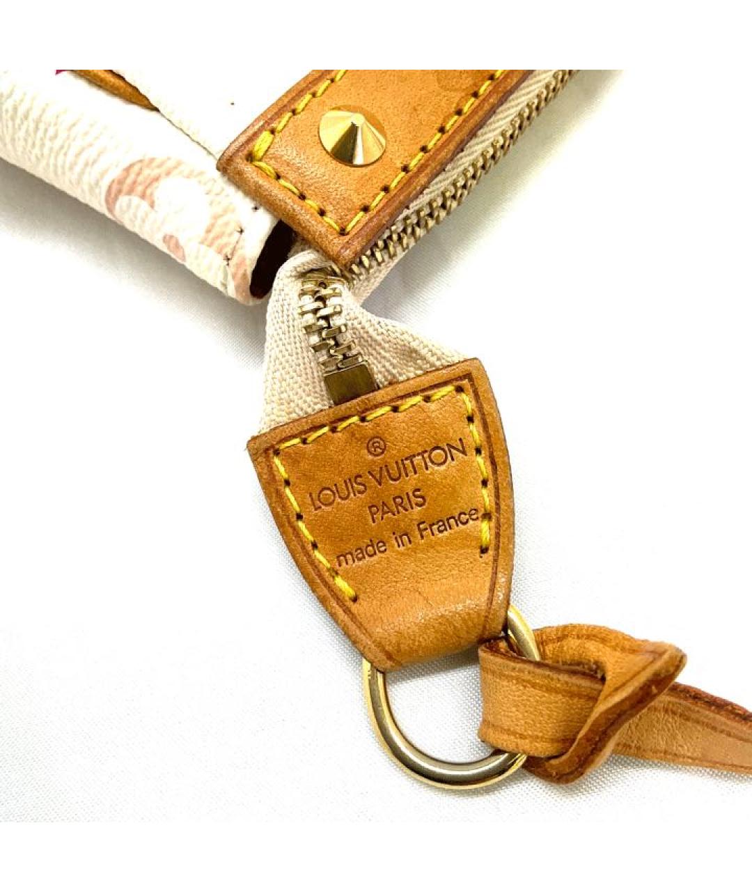 LOUIS VUITTON Белая сумка с короткими ручками, фото 5