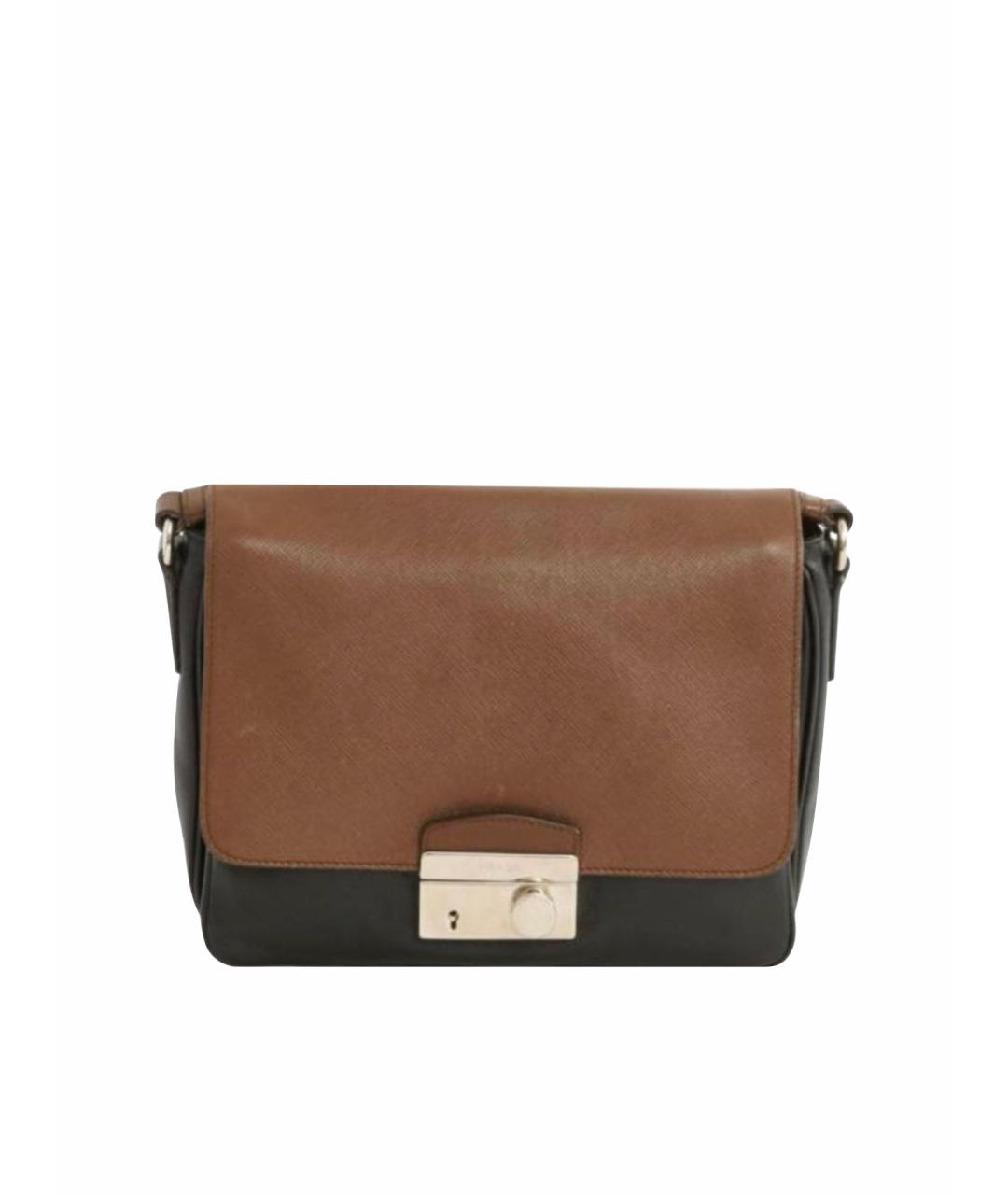 PRADA Кожаная сумка с короткими ручками, фото 1