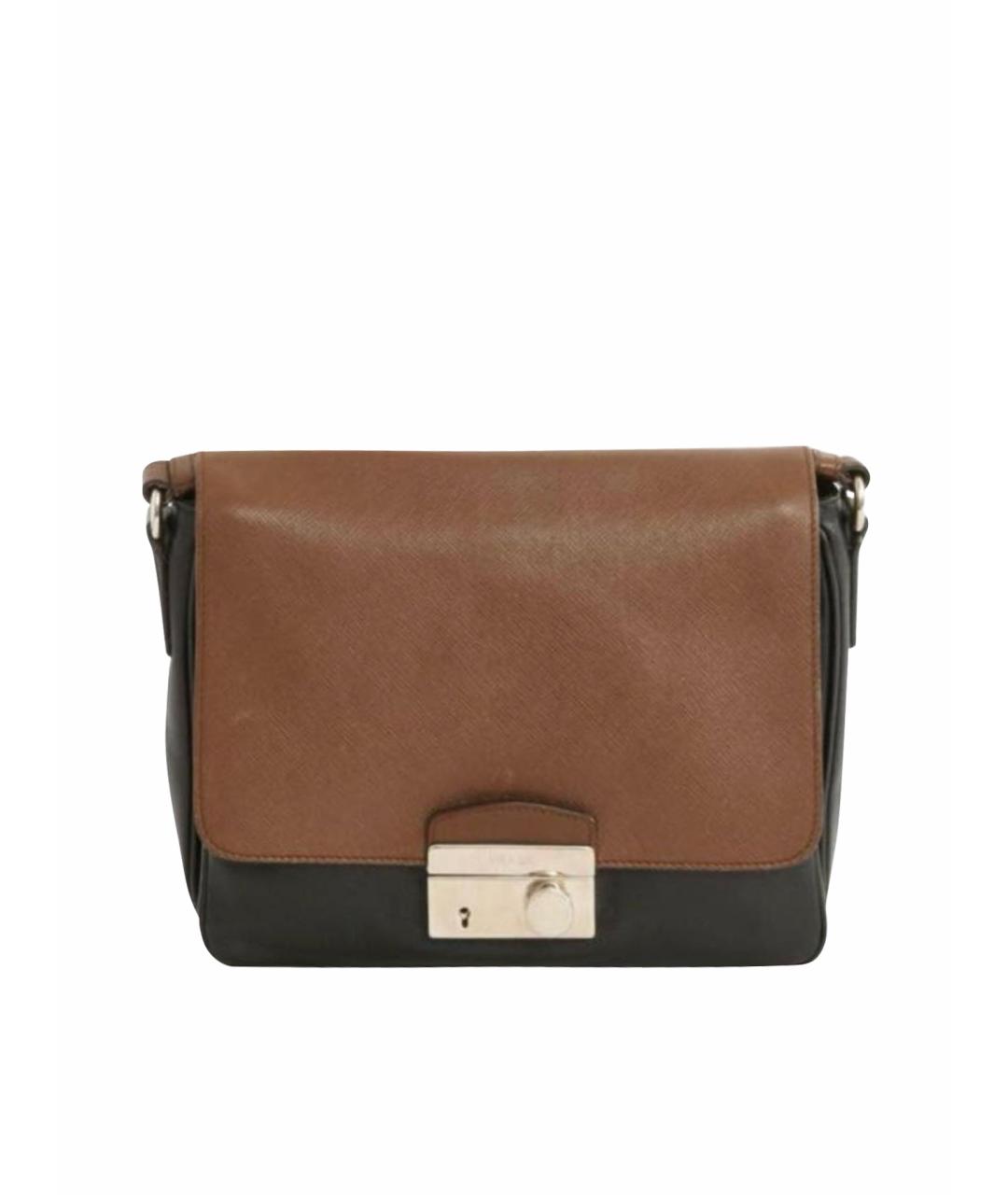 PRADA Кожаная сумка с короткими ручками, фото 1