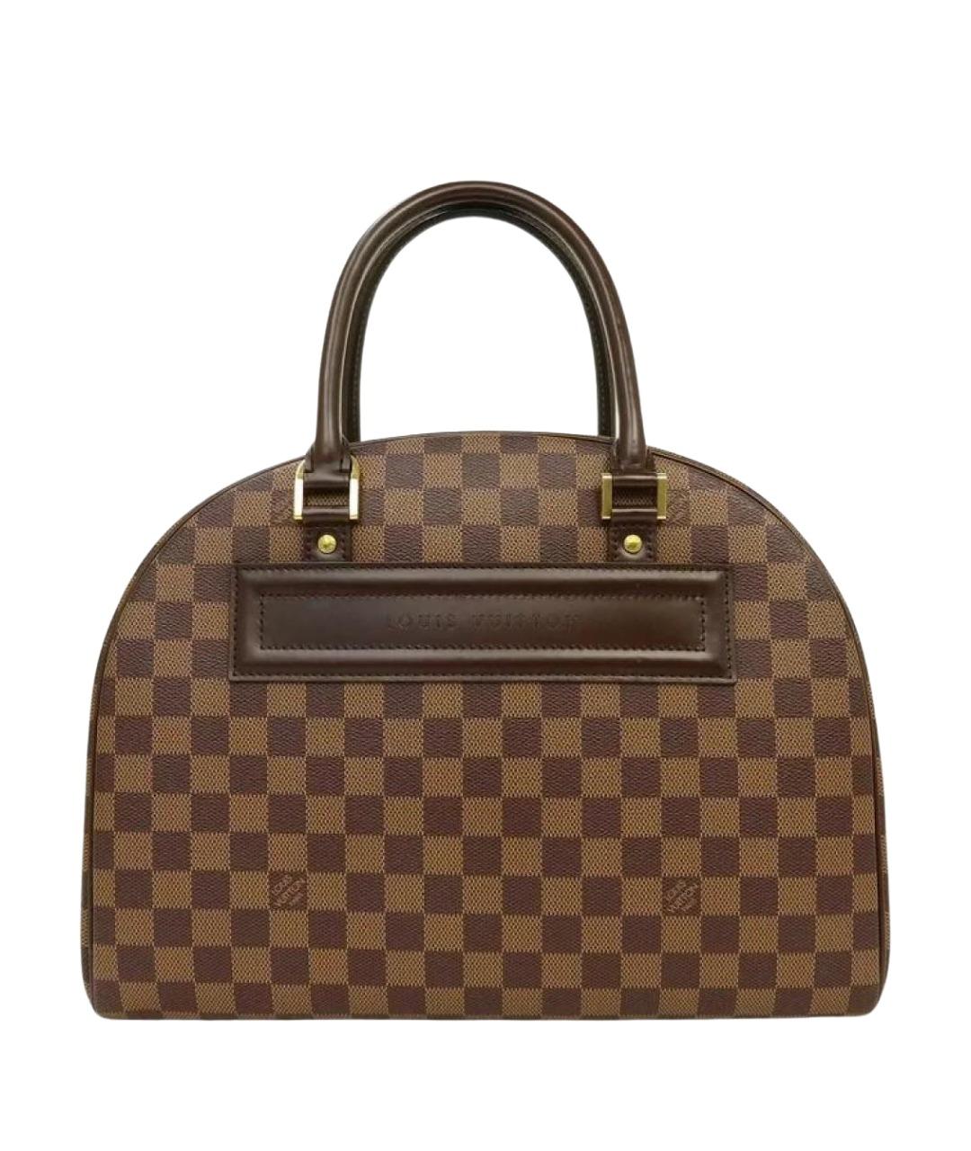 LOUIS VUITTON Коричневая сумка с короткими ручками, фото 1