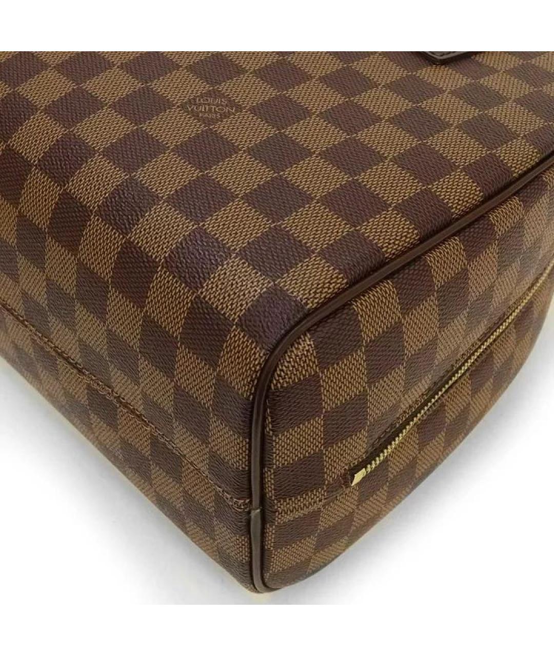 LOUIS VUITTON Коричневая сумка с короткими ручками, фото 7