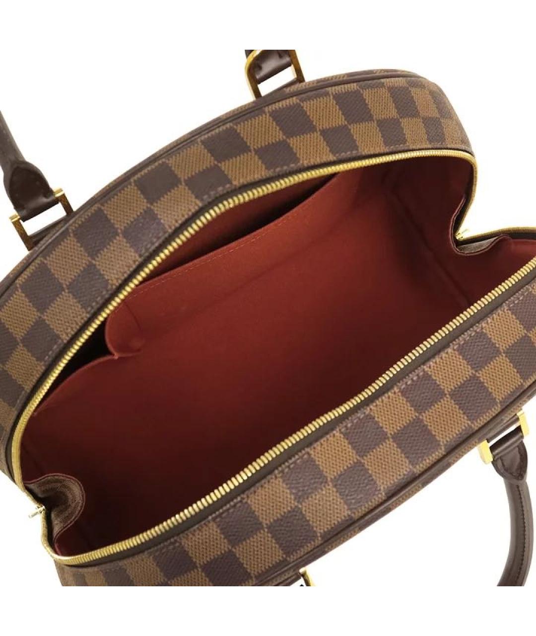 LOUIS VUITTON Коричневая сумка с короткими ручками, фото 2