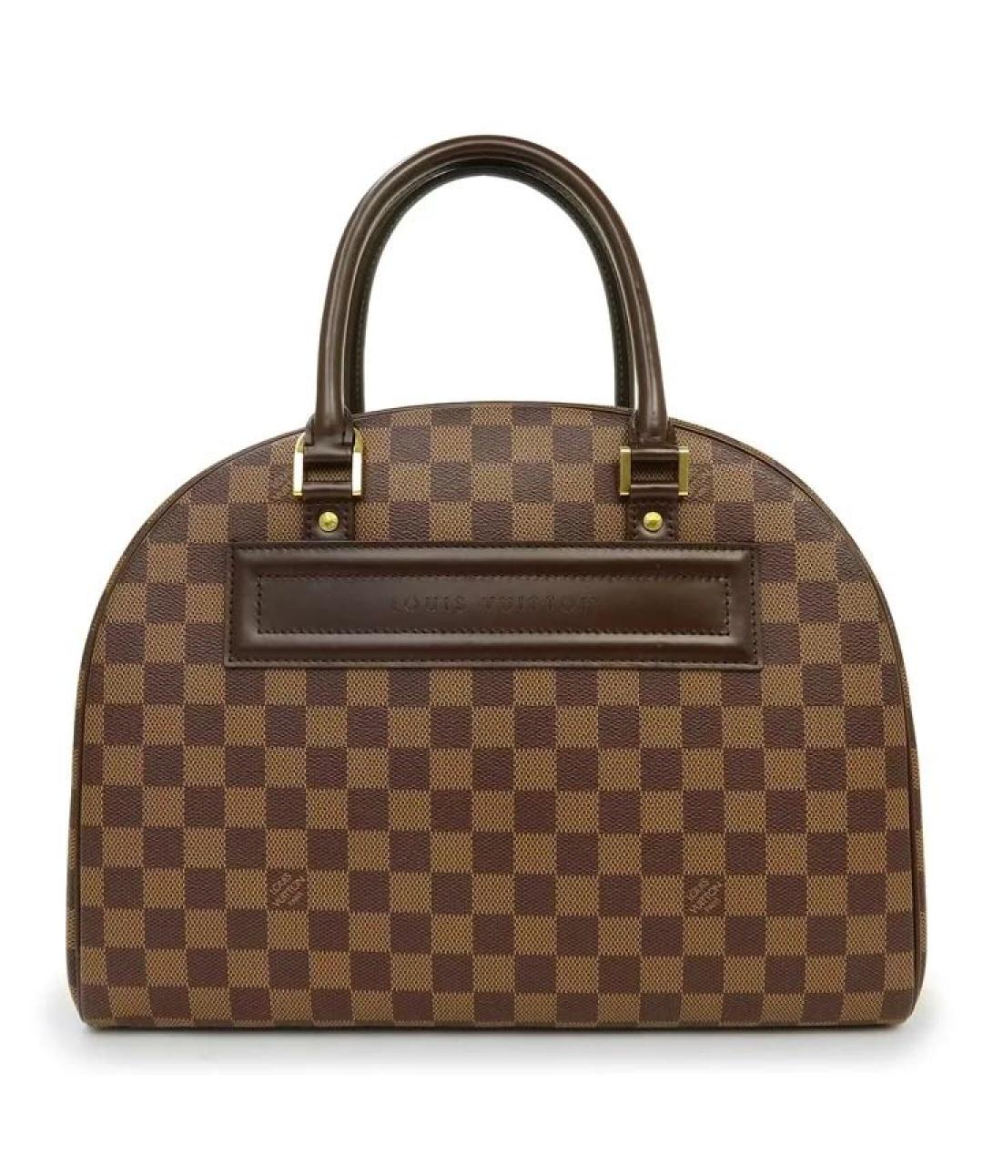 LOUIS VUITTON Коричневая сумка с короткими ручками, фото 8