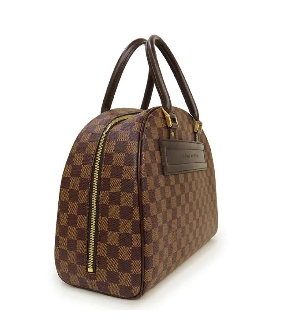 LOUIS VUITTON Коричневая сумка с короткими ручками, фото 4