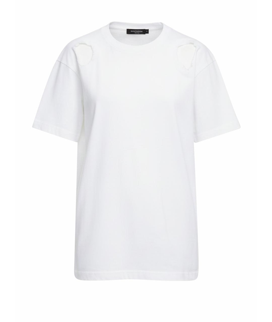 CELINE Белая хлопковая футболка, фото 1