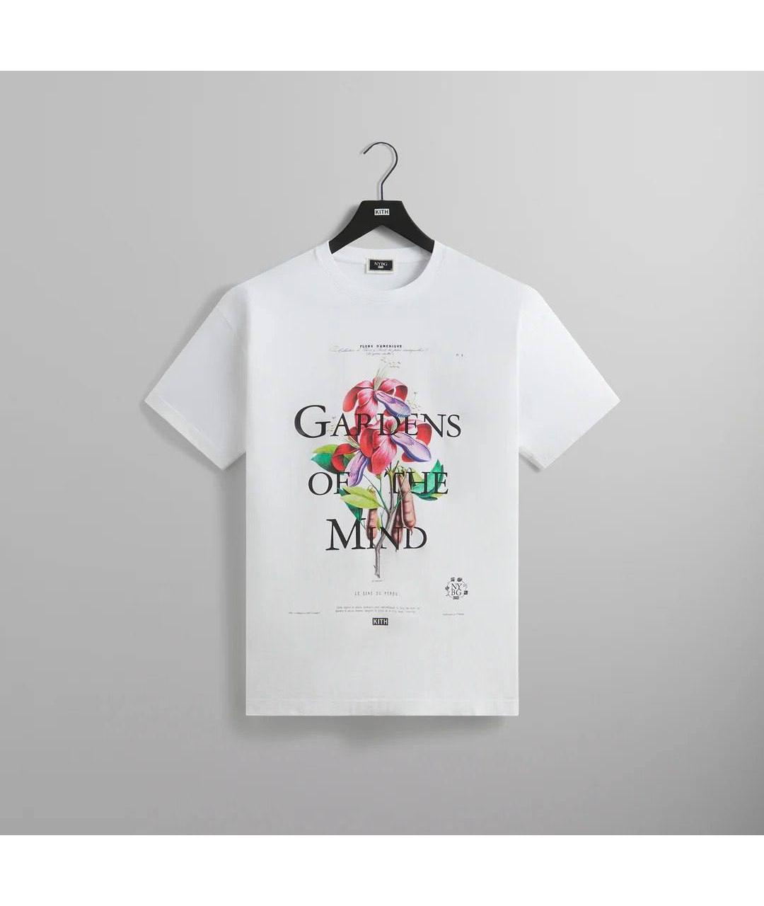 KITH Белая хлопковая футболка, фото 2
