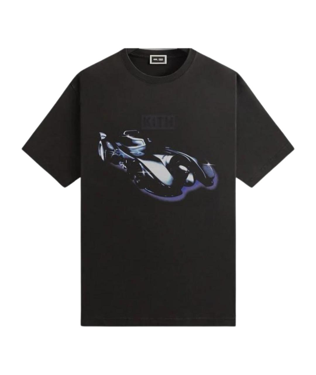 KITH Черная хлопковая футболка, фото 1