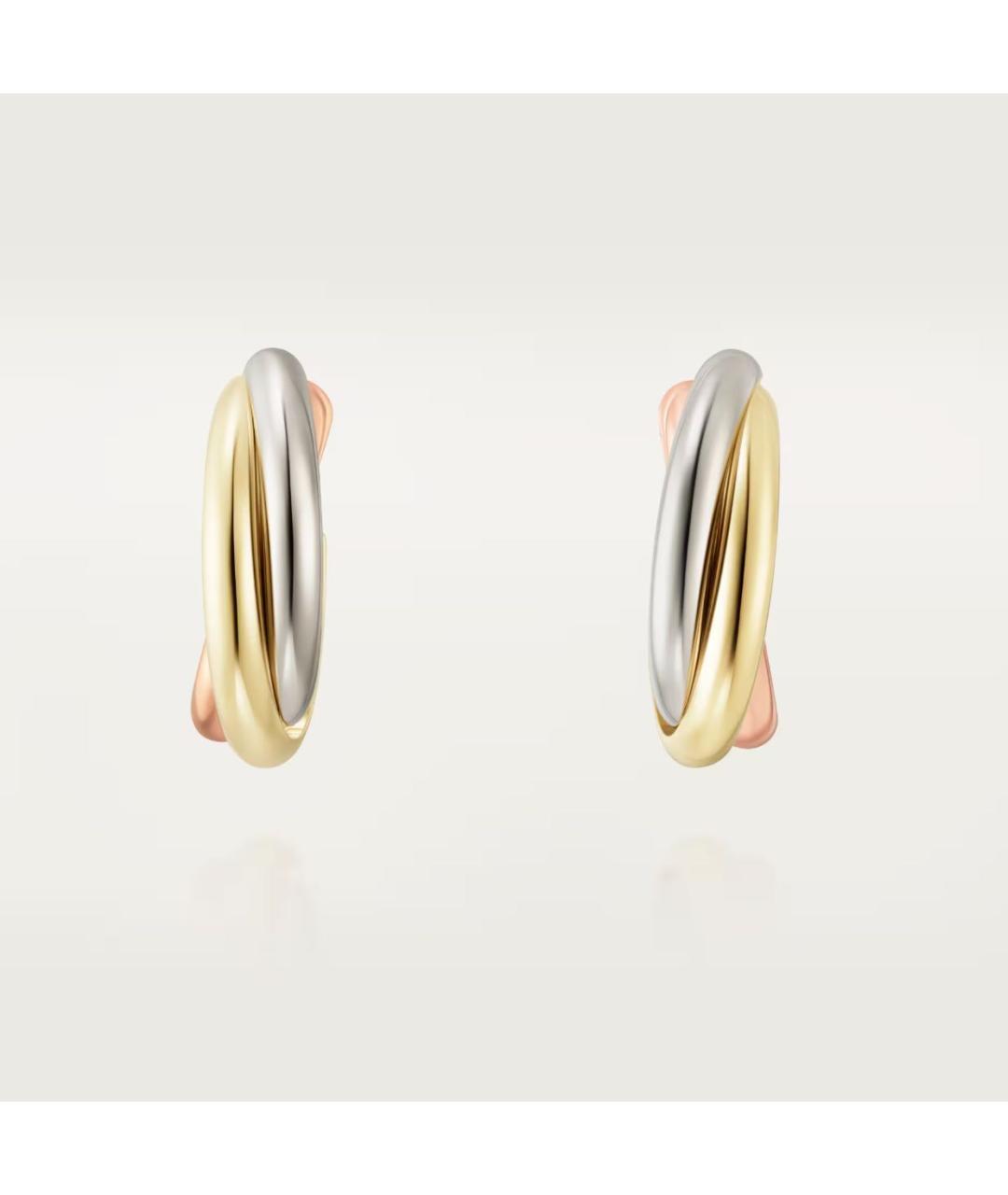 CARTIER Золотые серьги из желтого золота, фото 5