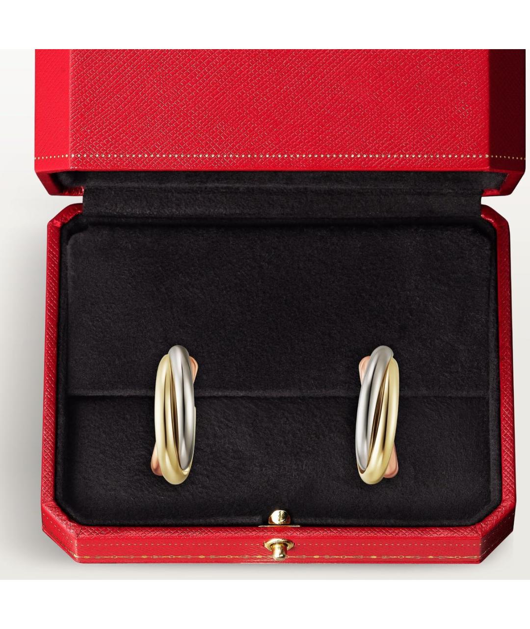 CARTIER Золотые серьги из желтого золота, фото 4