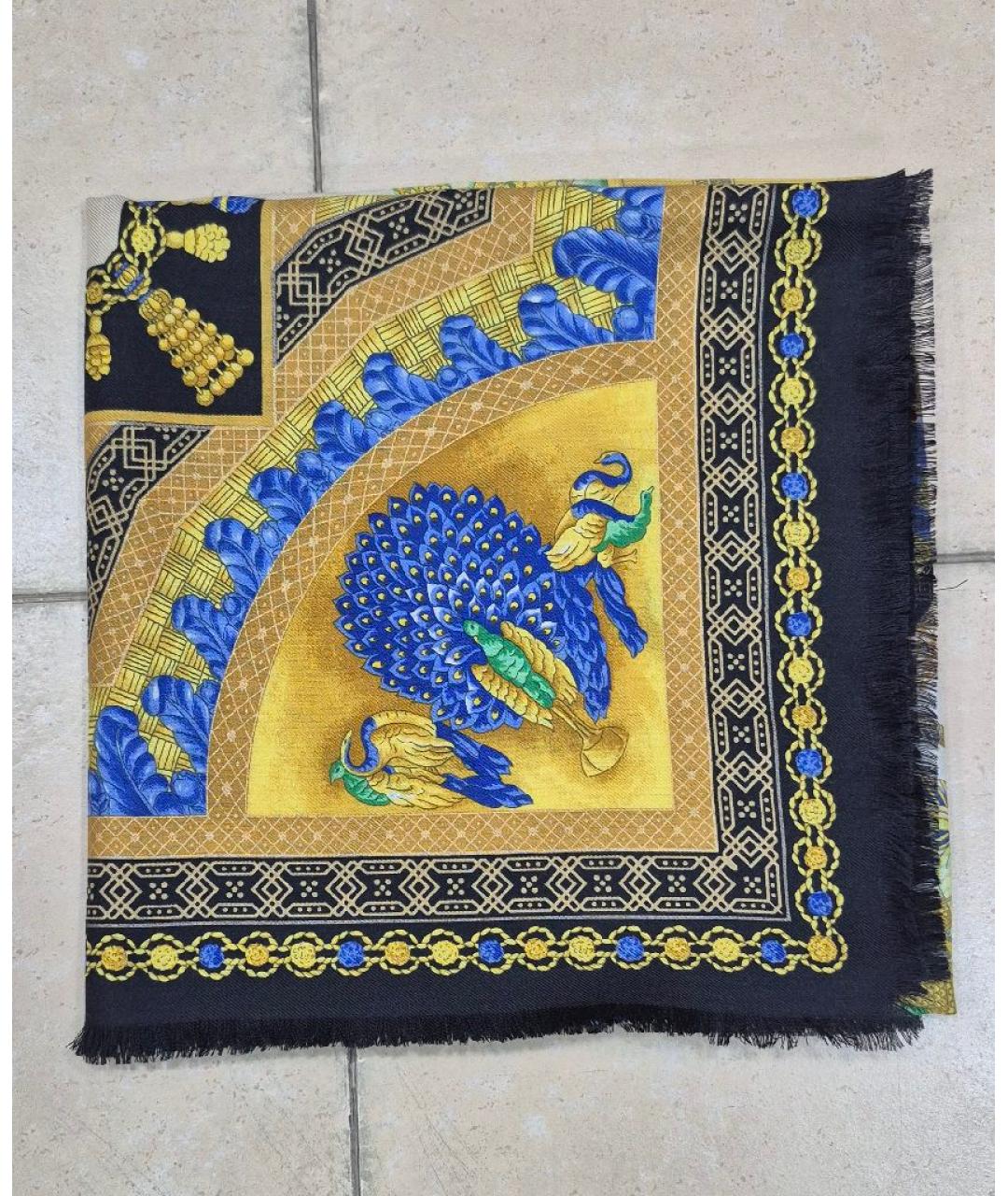 VERSACE Мульти кашемировый платок, фото 10