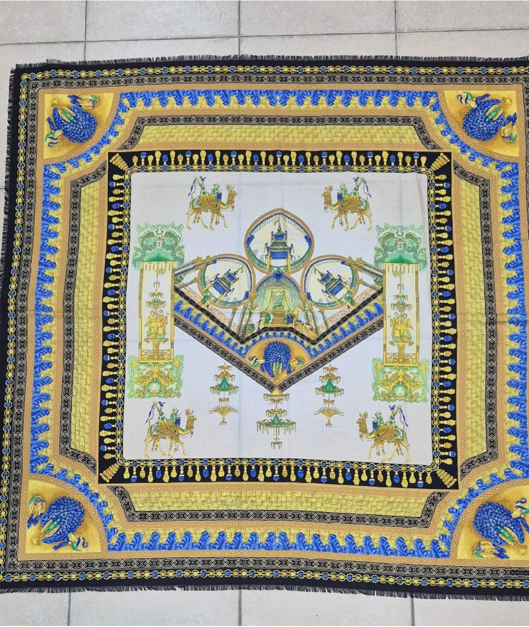 VERSACE Мульти кашемировый платок, фото 6