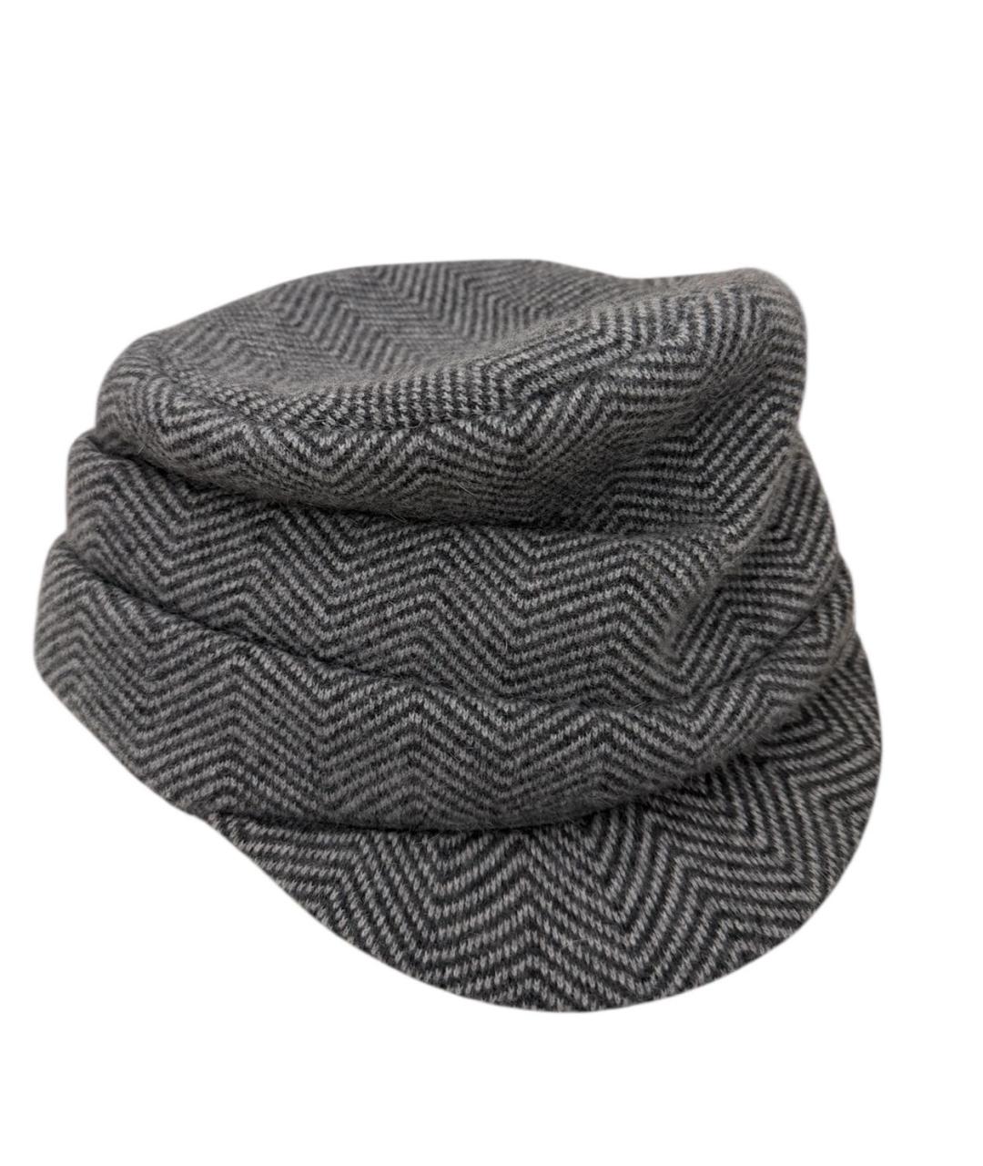 CHRISTIAN DIOR Серая шерстяная кепка, фото 1