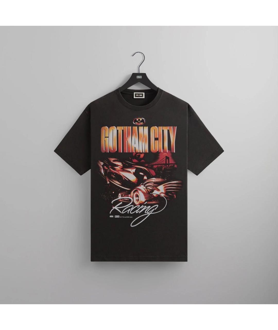 KITH Черная хлопковая футболка, фото 3