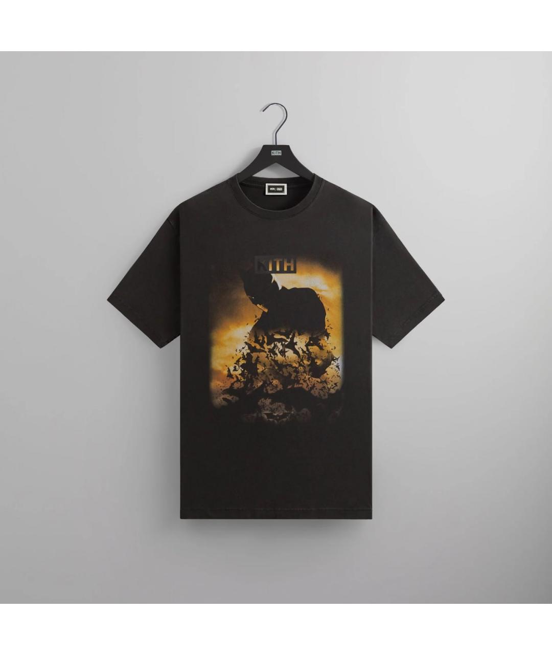 KITH Черная хлопковая футболка, фото 3