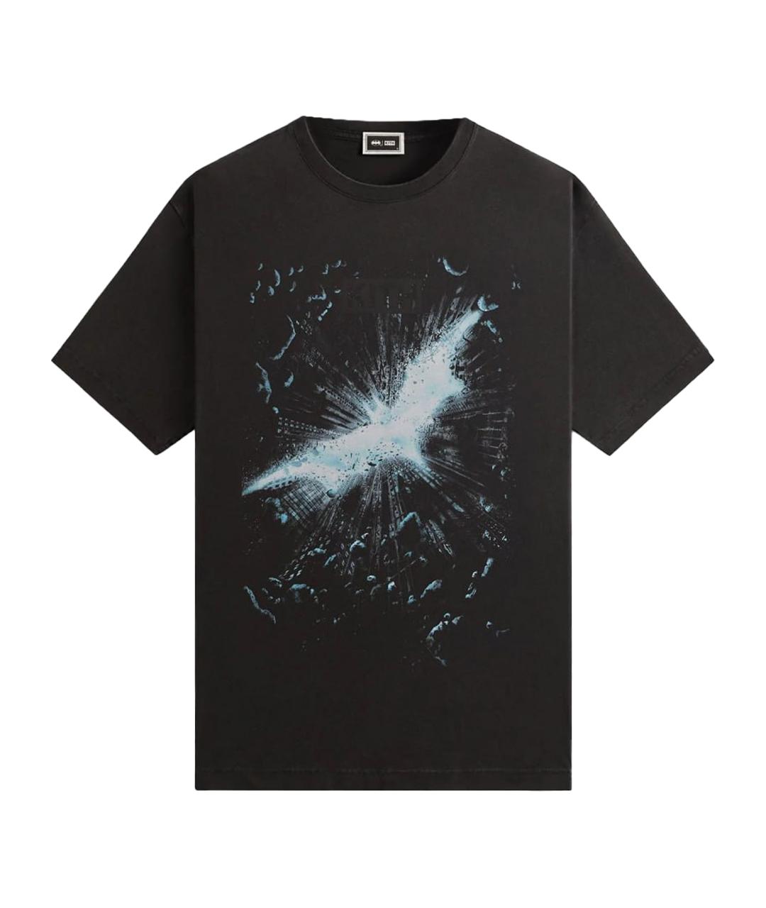 KITH Черная хлопковая футболка, фото 1