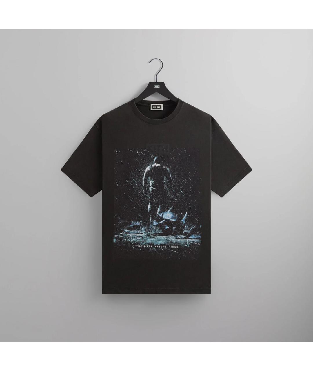 KITH Черная хлопковая футболка, фото 3