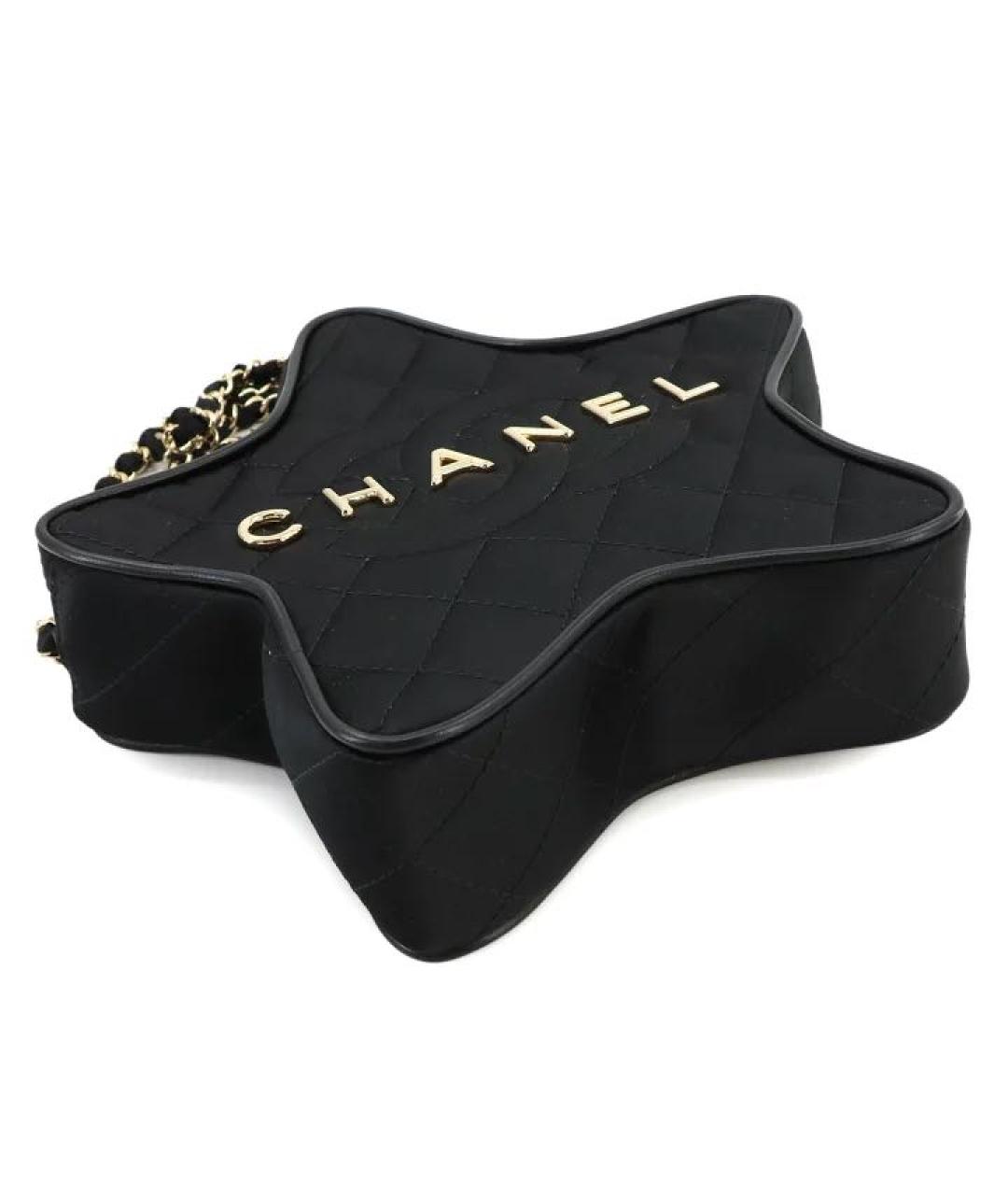 CHANEL Черная кожаная сумка через плечо, фото 4