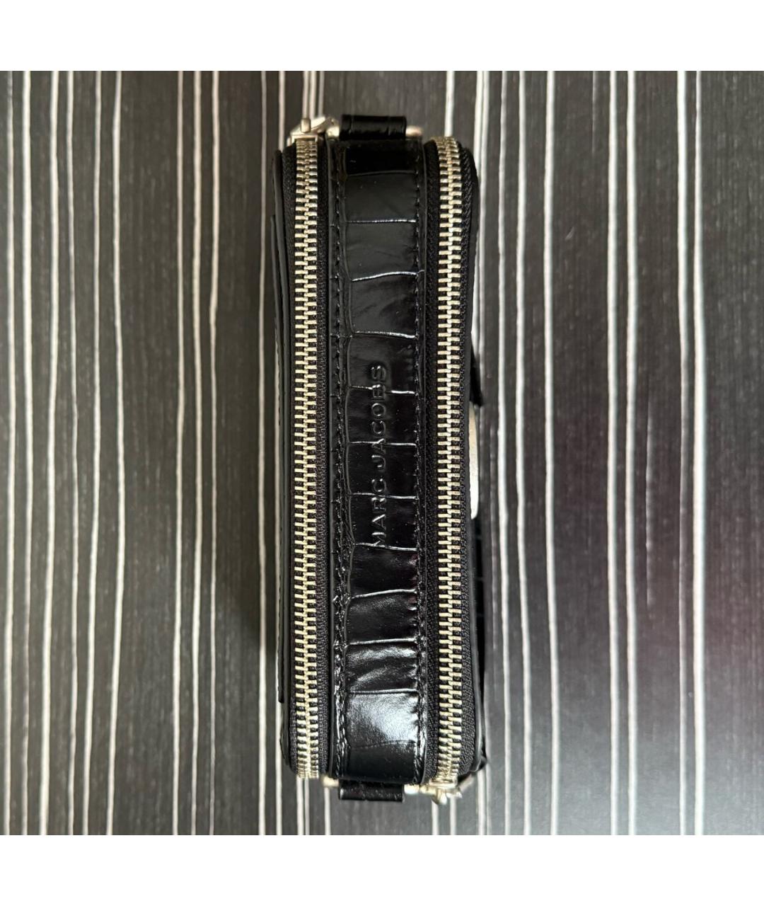 MARC JACOBS Черная кожаная сумка через плечо, фото 4