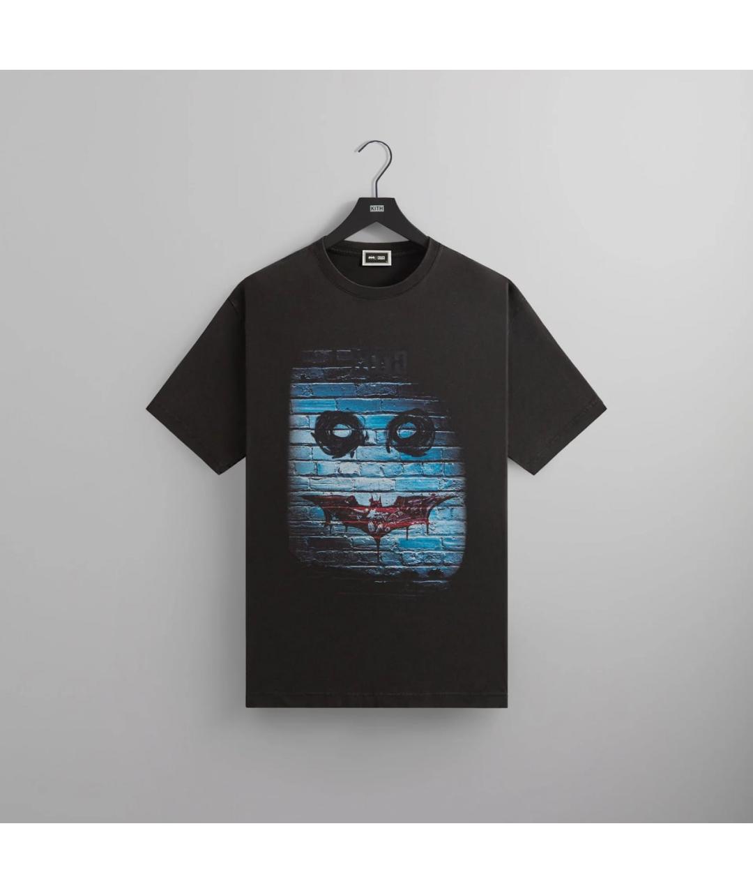 KITH Черная хлопковая футболка, фото 3