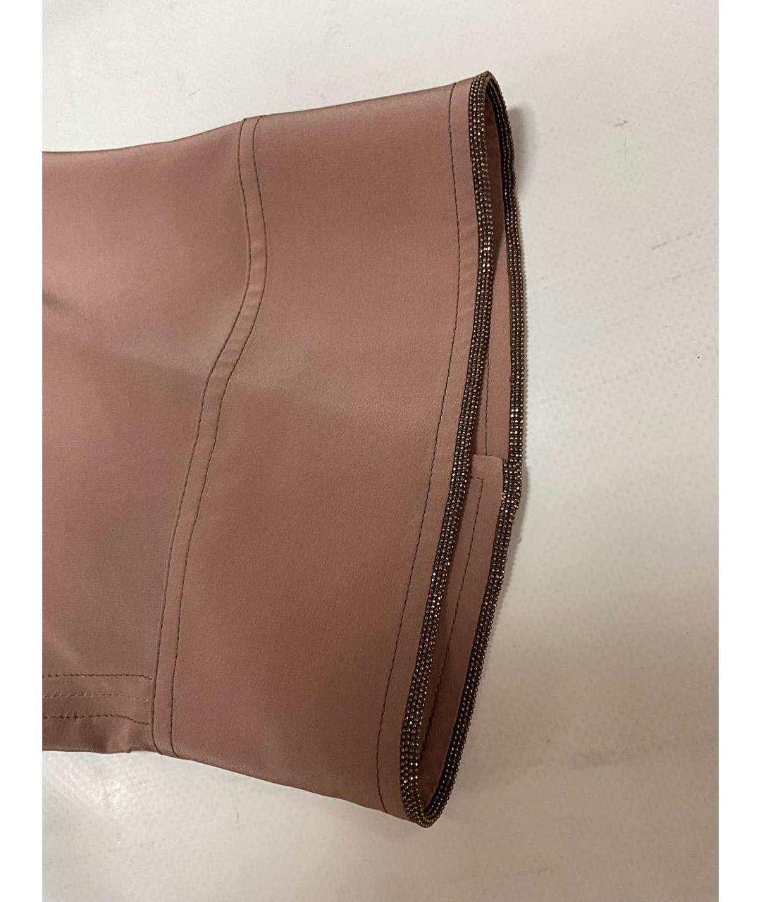 BRUNELLO CUCINELLI Розовая шелковая рубашка, фото 4