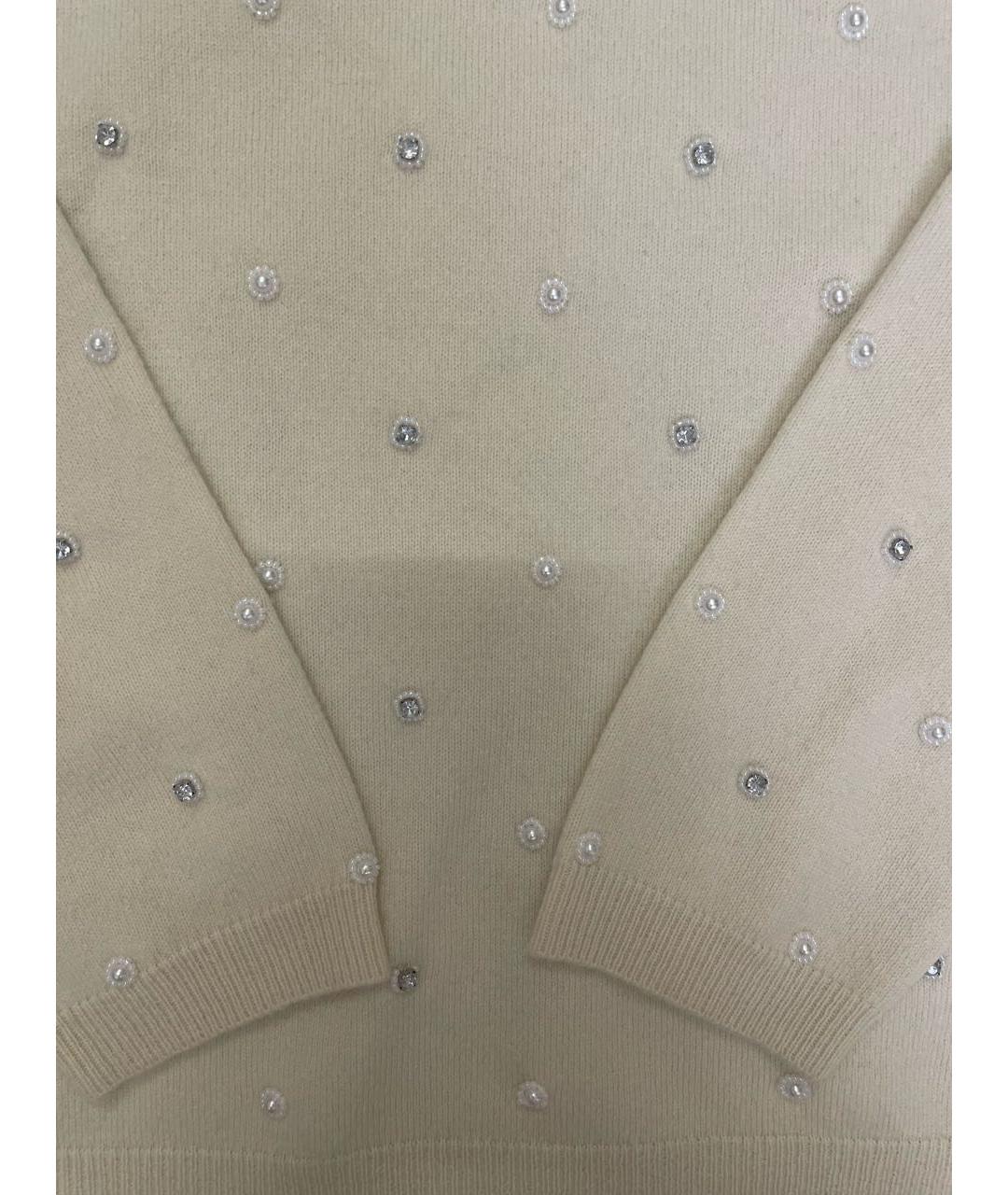 MAX MARA Бежевый кашемировый джемпер / свитер, фото 4