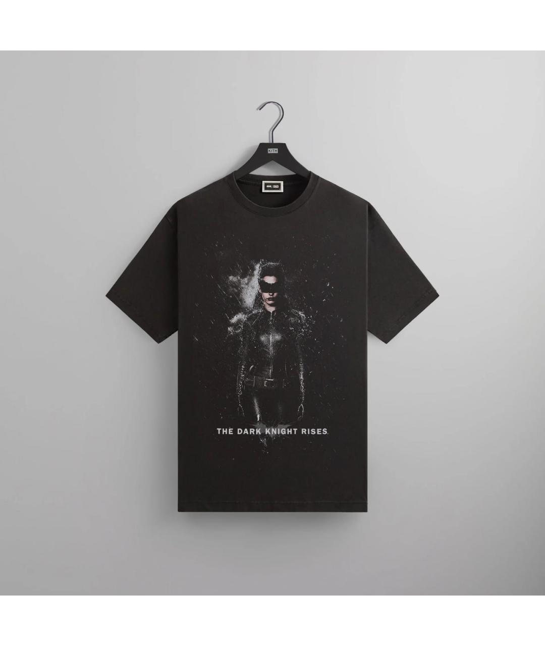 KITH Черная хлопковая футболка, фото 3