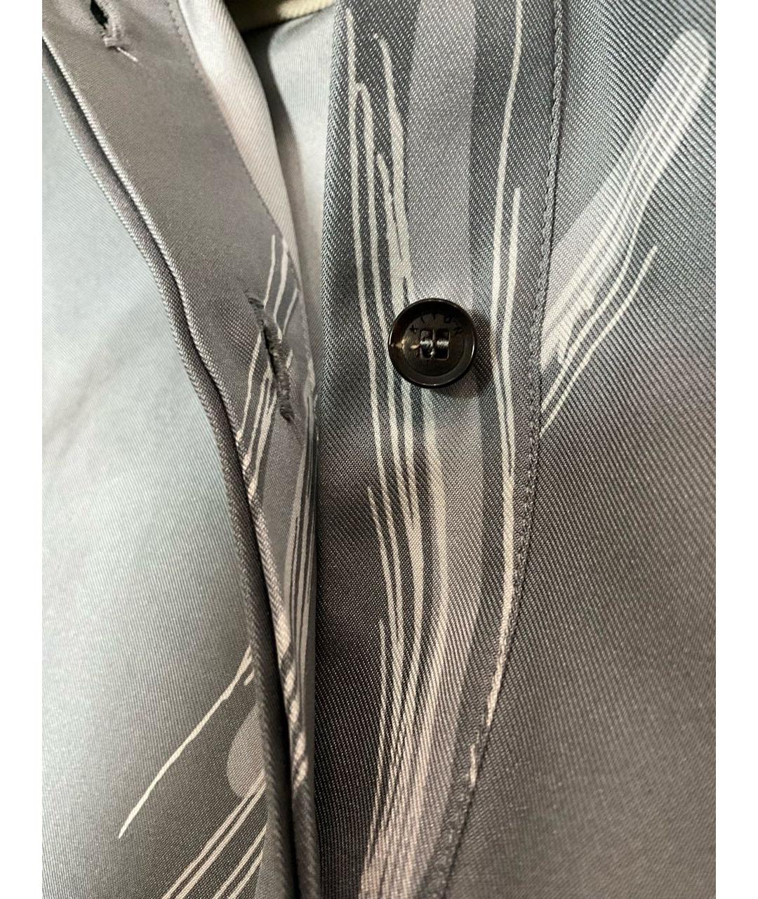 KITON Серое шелковое повседневное платье, фото 4