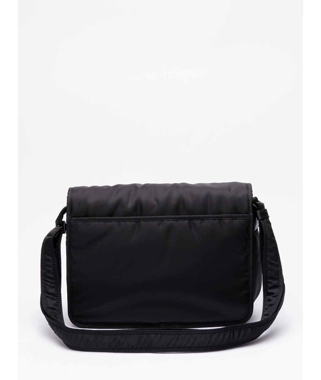 SAINT LAURENT Черная синтетическая сумка на плечо, фото 2