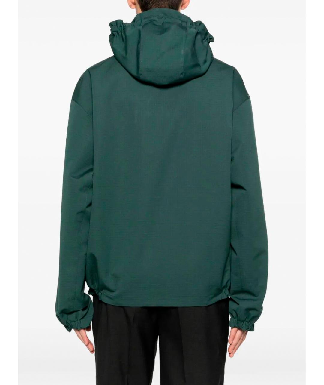 GUCCI Зеленая хлопковая куртка, фото 3