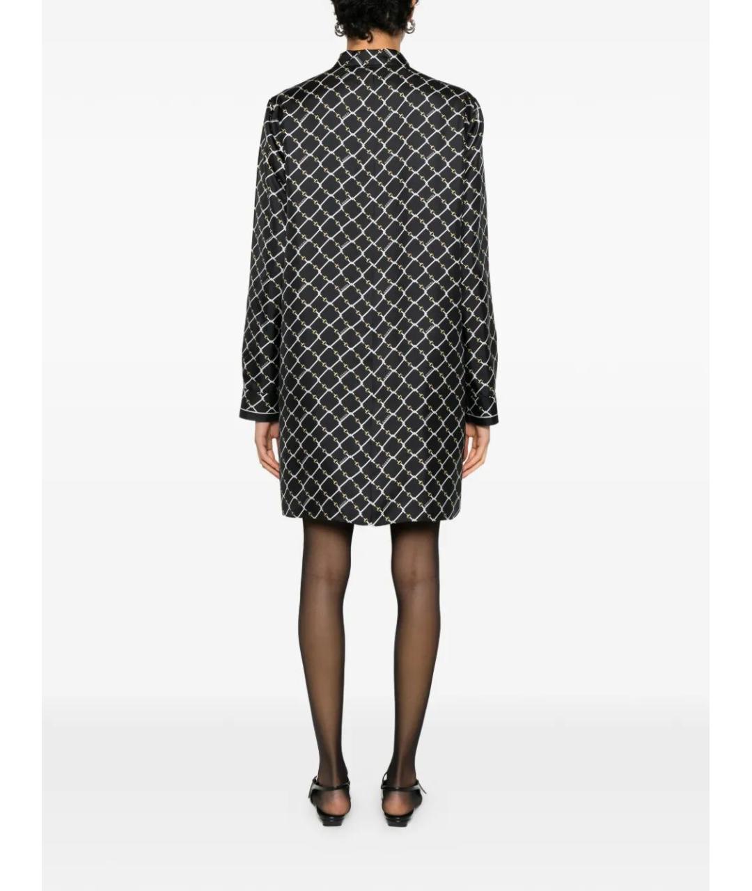 GUCCI Черное шелковое платье, фото 3
