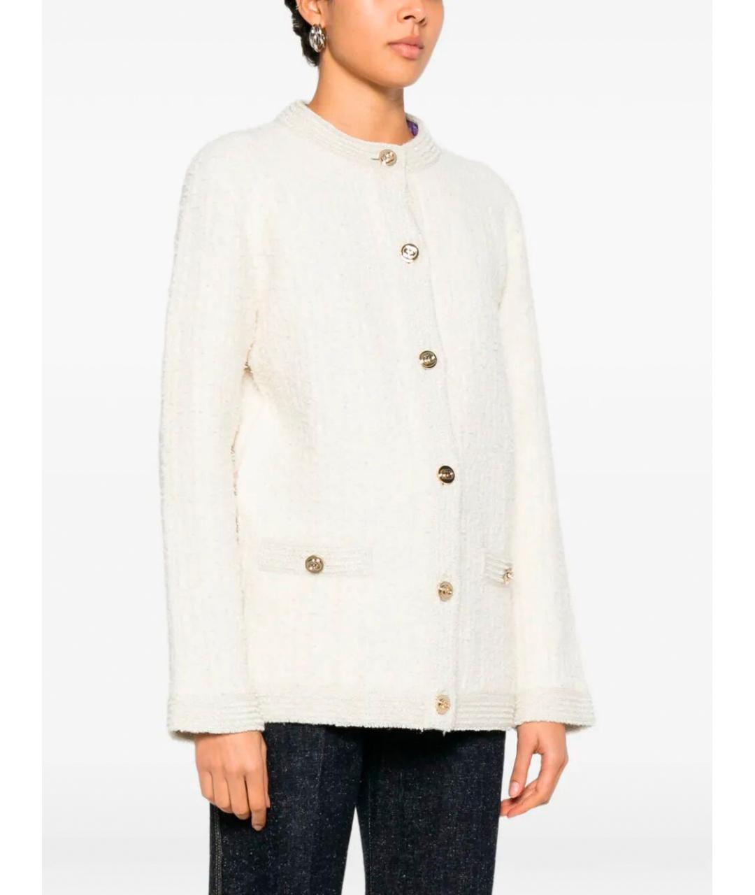 GUCCI Бежевый шерстяной кардиган, фото 4