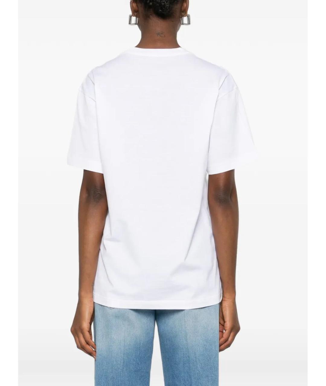 GUCCI Белая хлопковая футболка, фото 4