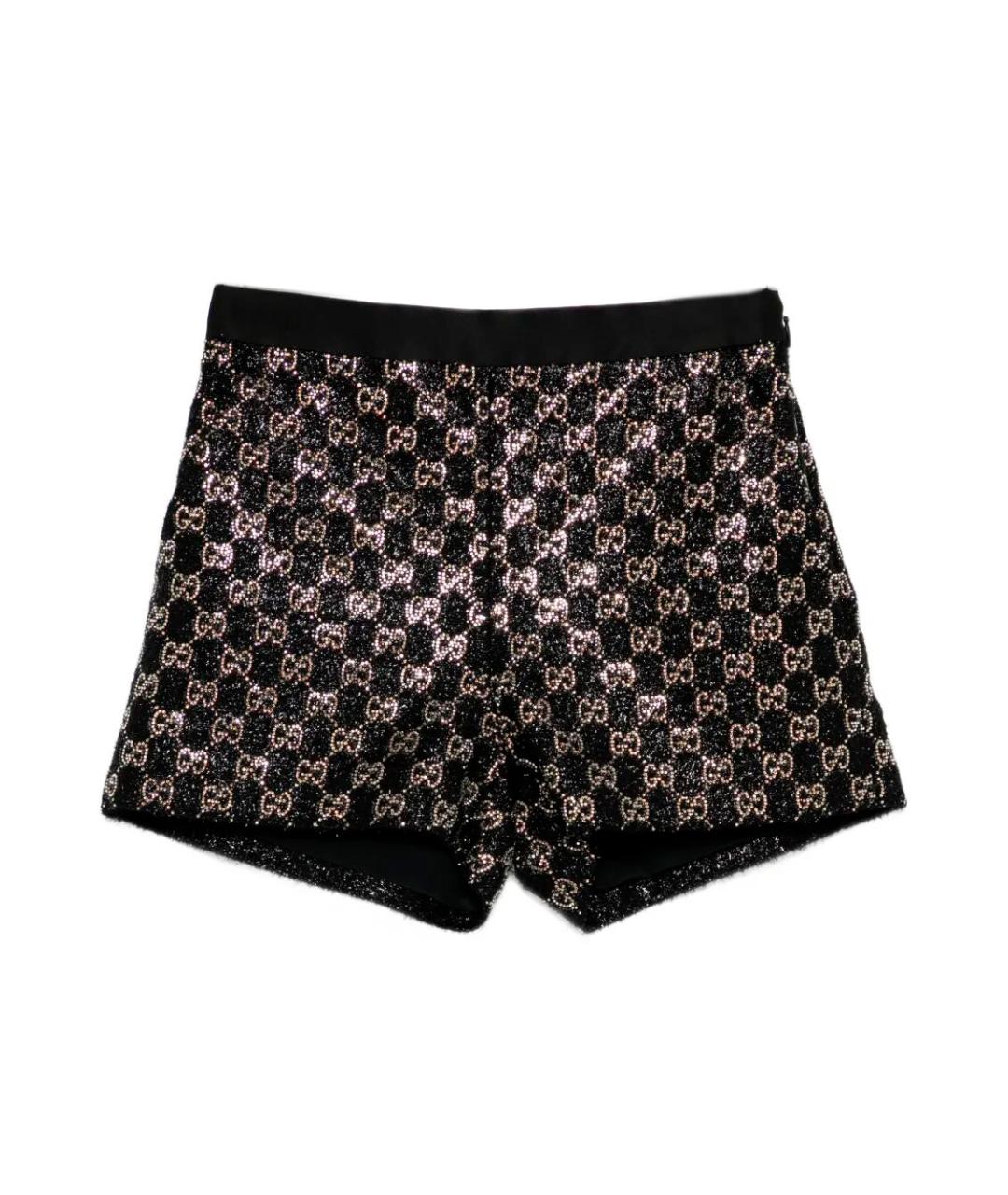 GUCCI Черные вискозные шорты, фото 1