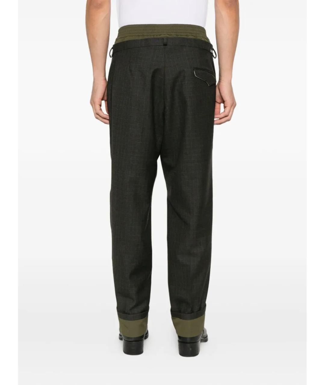 PRADA Зеленые повседневные брюки, фото 3