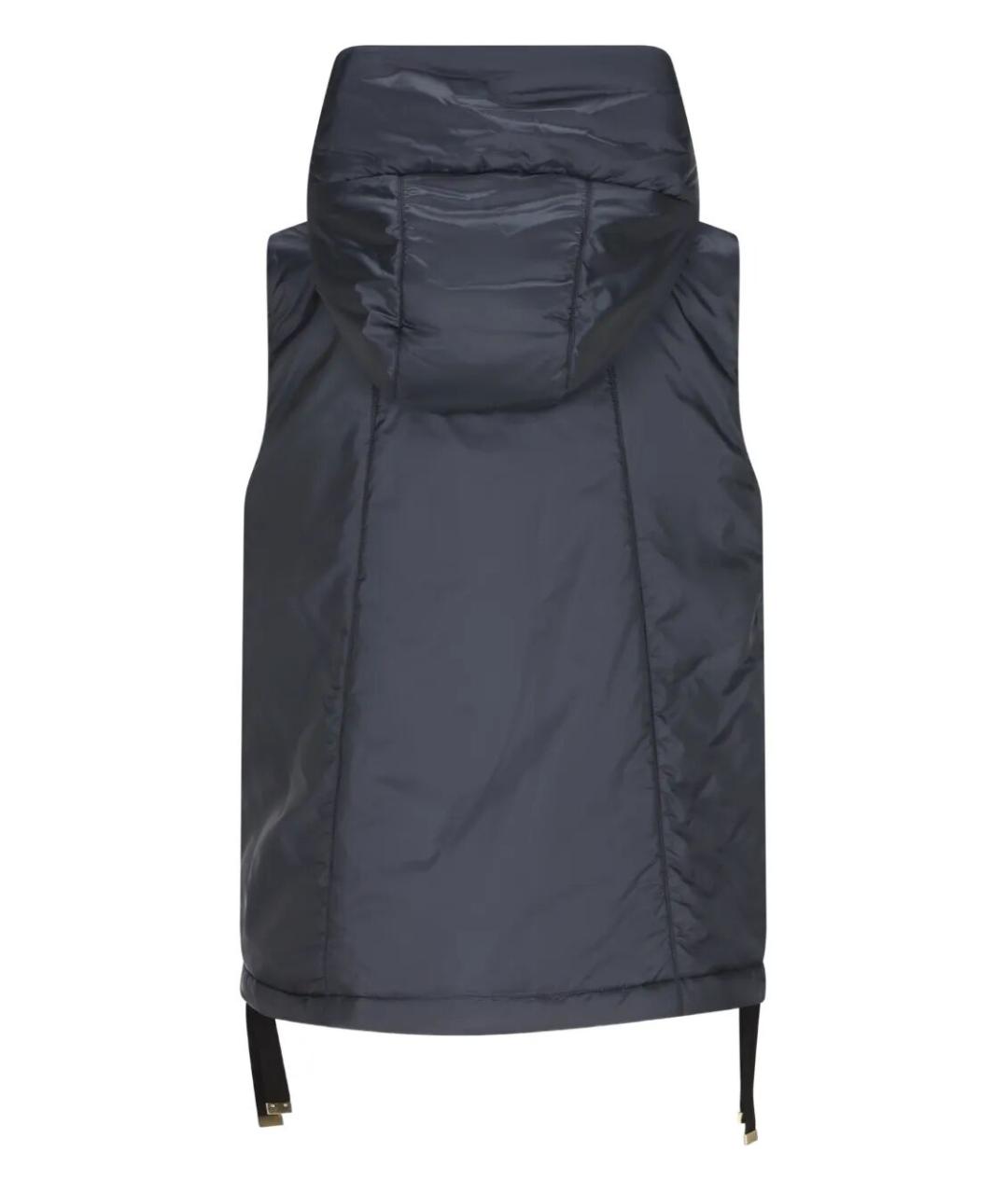 MAX MARA Синий полиэстеровый жилет, фото 2