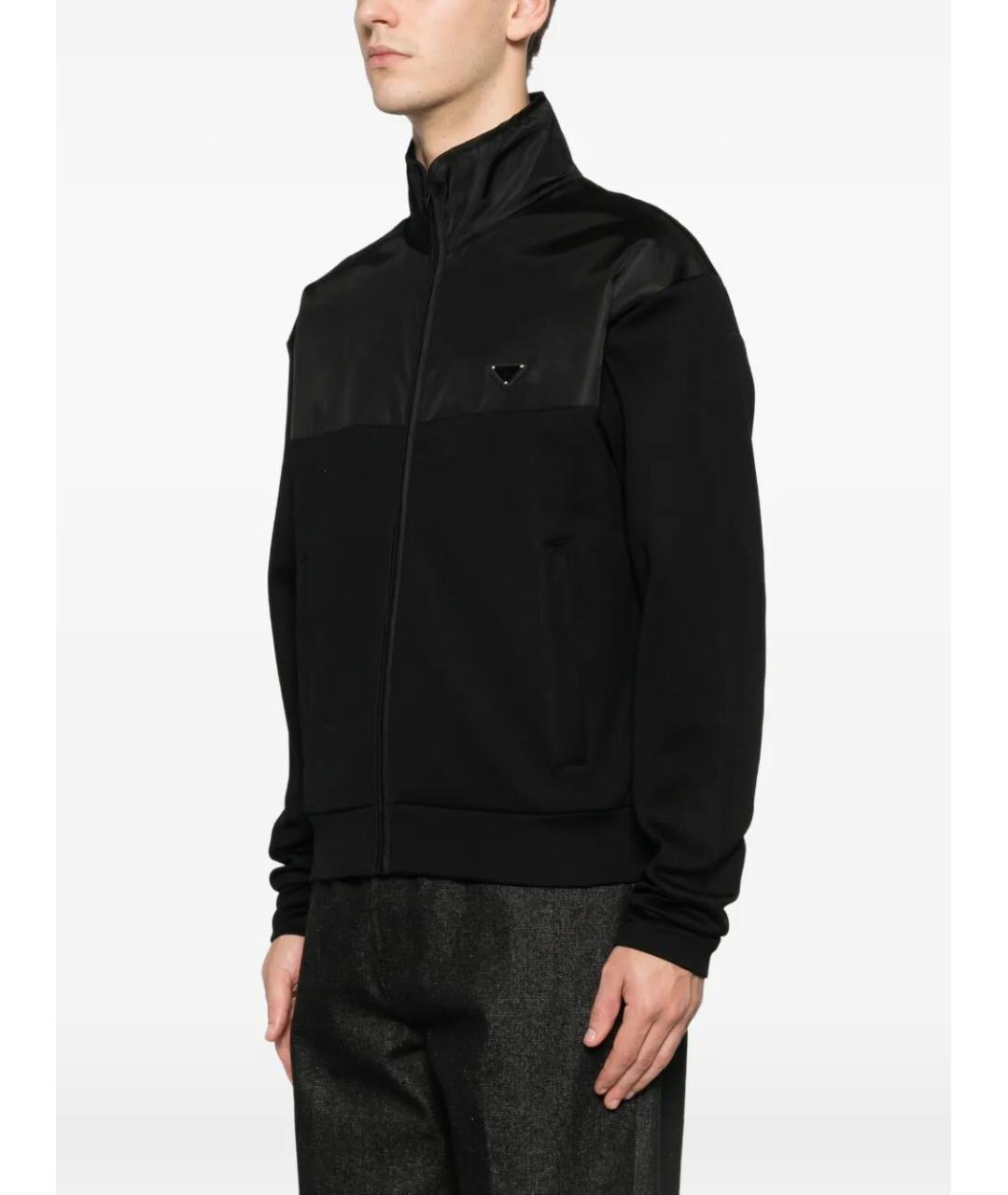 PRADA Черная хлопковая куртка, фото 3