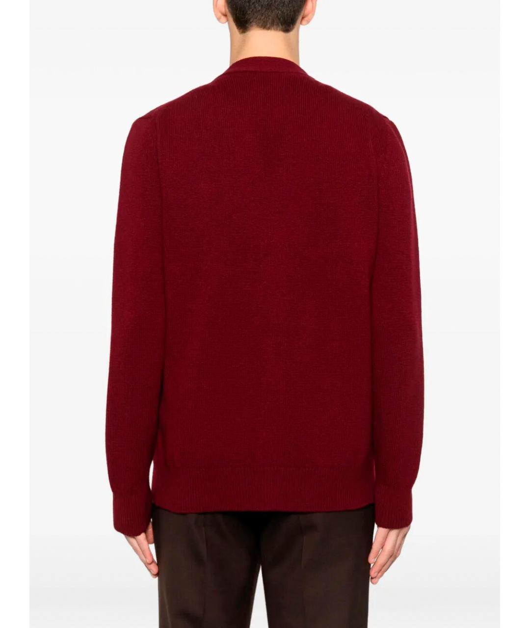 GUCCI Красный шерстяной кардиган, фото 3