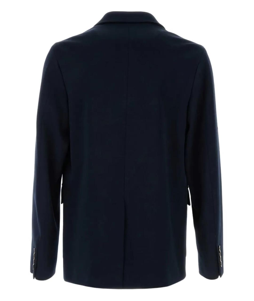 GUCCI Темно-синий хлопковый пиджак, фото 2