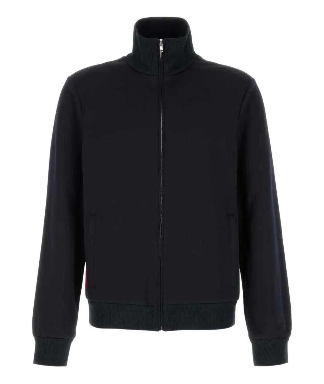 GUCCI Темно-синяя полиэстеровая куртка, фото 1