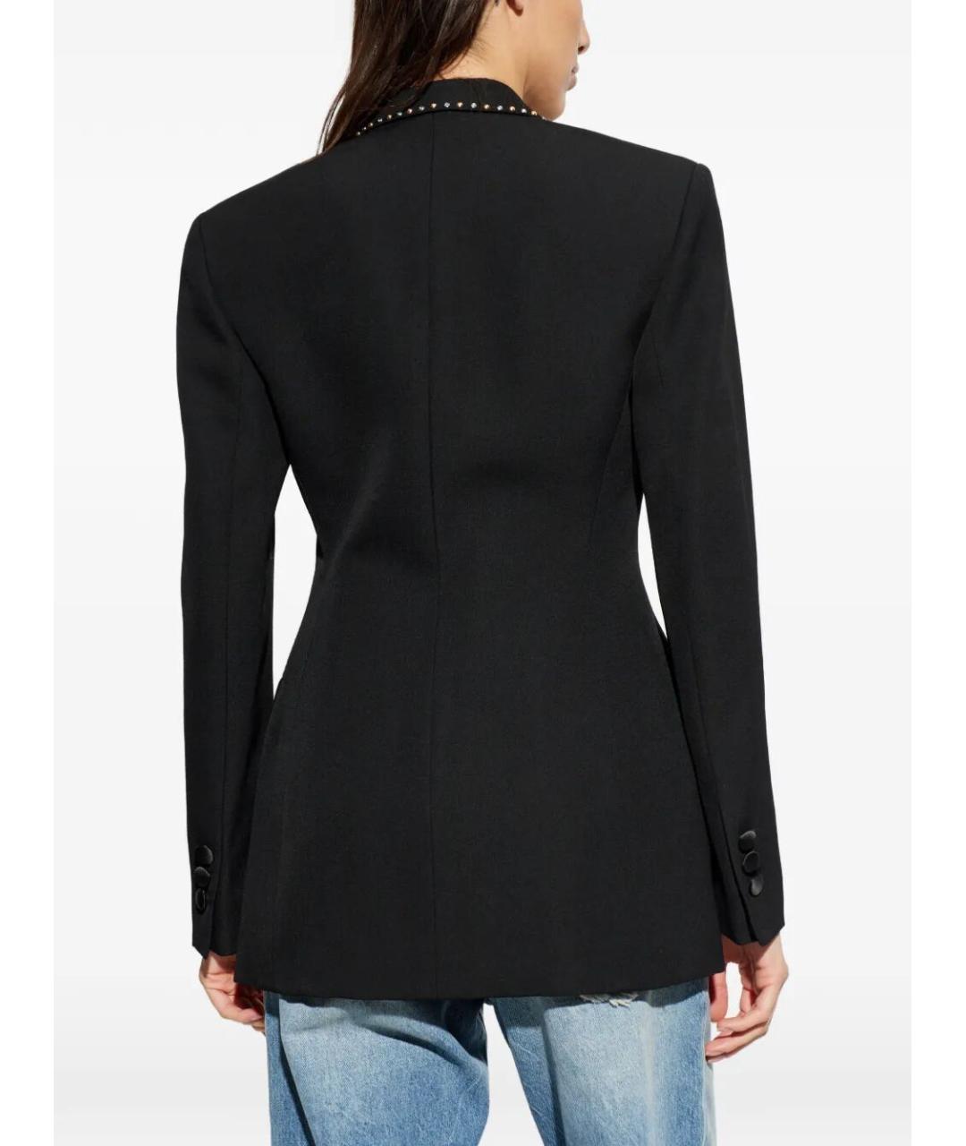 VERSACE Черный шерстяной жакет/пиджак, фото 5