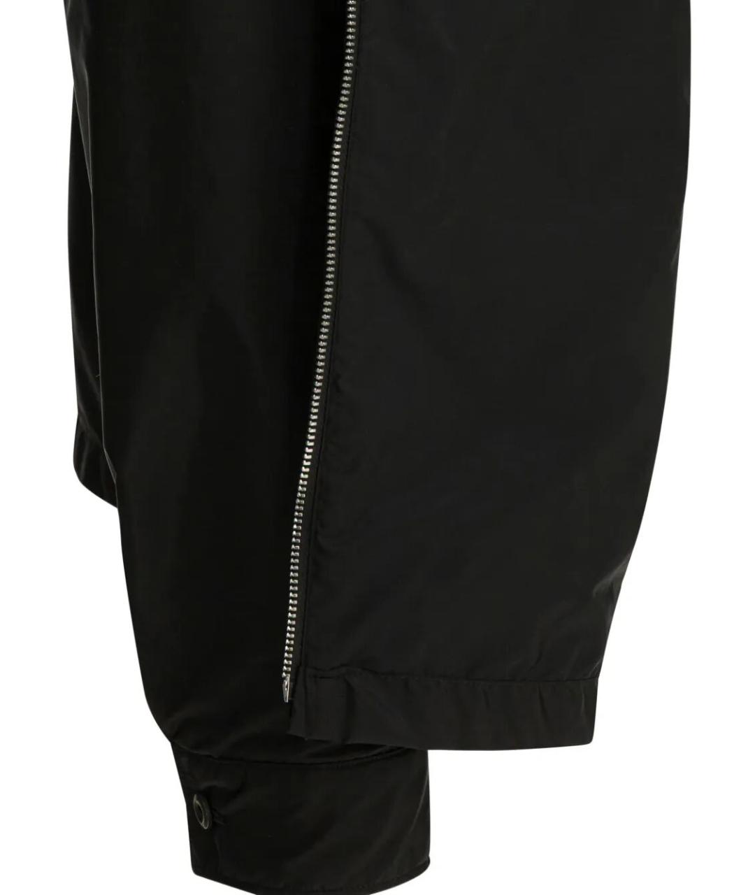 PRADA Черная полиамидовая куртка, фото 3