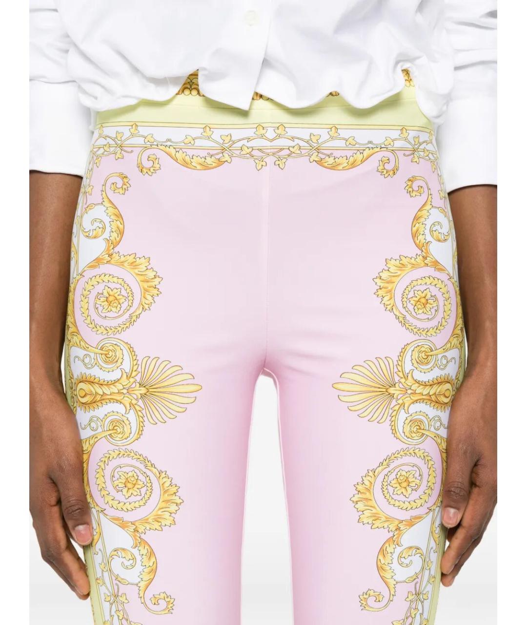 VERSACE Мульти полиамидовые леггинсы и велосипедки, фото 4